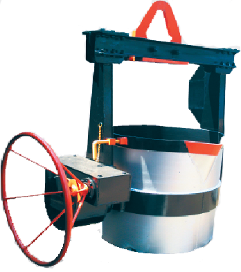 Industrial foundry ladles for molten metal handling manufactured by Sree Abirami Equipment