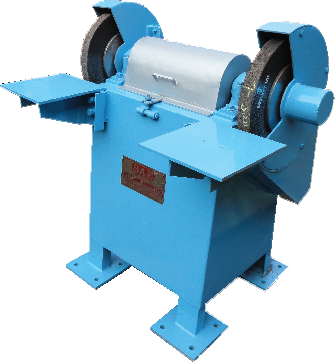 Heavy-duty pedestal grinder for foundry operations manufactured by Sree Abirami Equipment