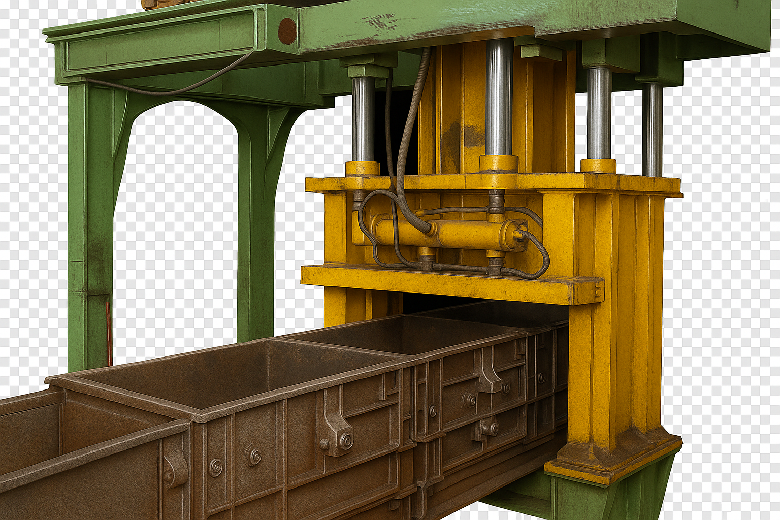 Punch out machine showcasing advanced manufacturing facility of Sree Abirami Equipment