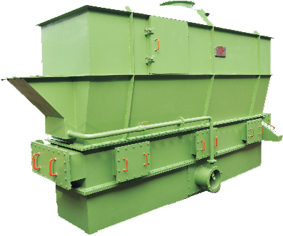 Fluidized bed sand cooler for foundry sand temperature control manufactured by Sree Abirami Equipment