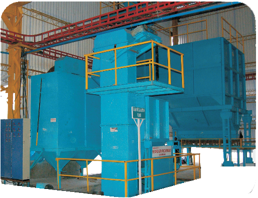 Sand reclamation plant representing mission and values of Sree Abirami Equipment